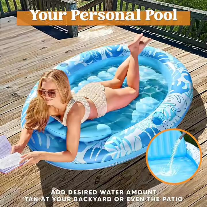 Extra Large Blow-Up Sunbed Float – Perfect for Pool & Beach